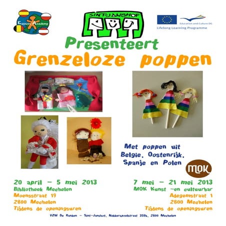 Affiche poppententoonstelling
