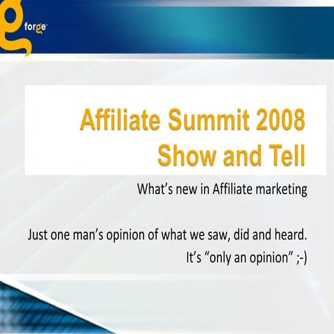 Affiliate Summit Recap