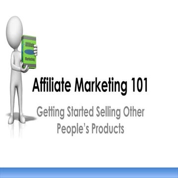 Affiliate Marketing 101-Basics for Beginners