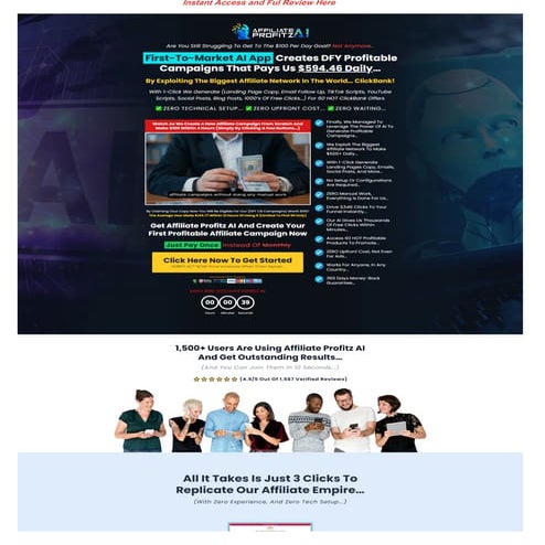 Affiliate Profitz Ai Sales Page 1 Pdf