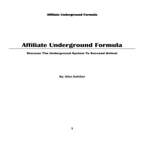 Secrets on how to succeed in internet marketing or affiliate marketing