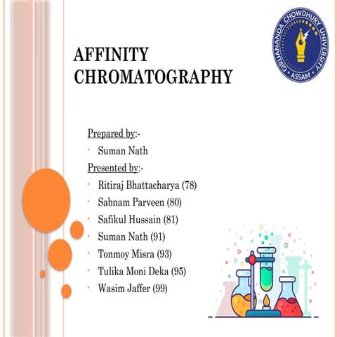 Affinity chromatography | PPTX