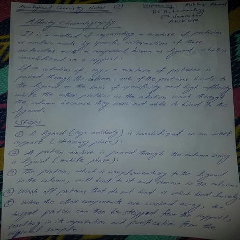 Affinity chromatography