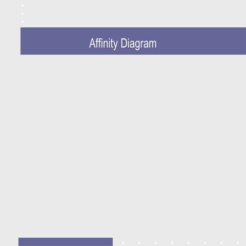 Affinity diagram