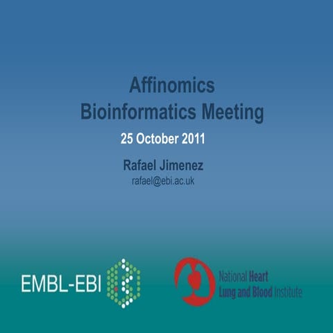 Affinomics Bioinformatics Meeting