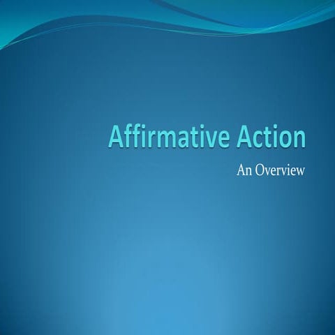 Affirmative Action