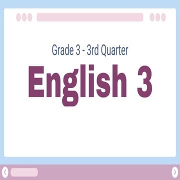 Quarter 3-English 3-Affixes-classroom observation