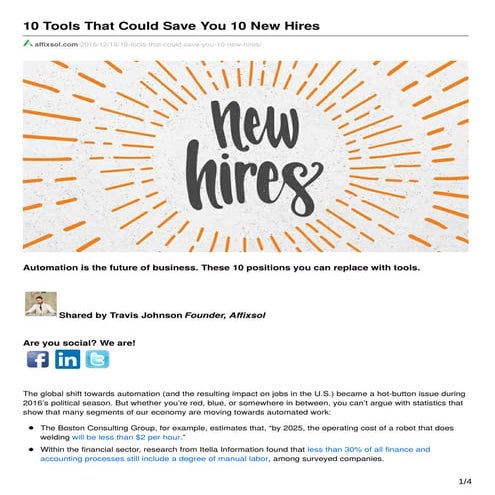 Affixsol.com 10 tools that could save you 10 new hires