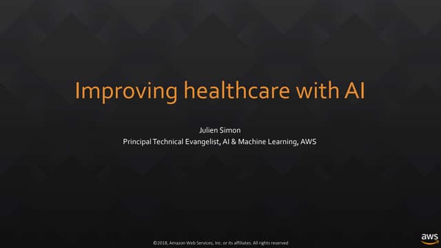 Improving healthcare with AI