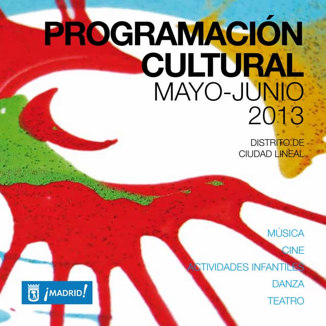 Programación Cultural Ciudad Lineal mayo-junio 2013