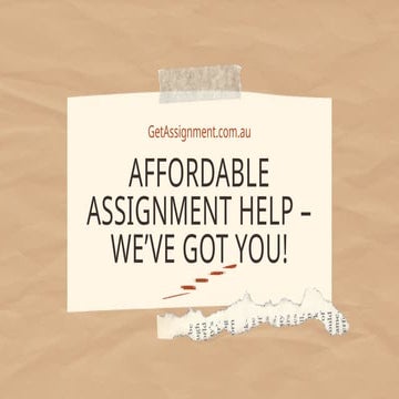 Ace Your Assignments, Essays & Exams – Expert Help at Student-Friendly Prices...