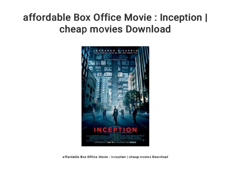 affordable box office movie inception cheap movies download slideshare