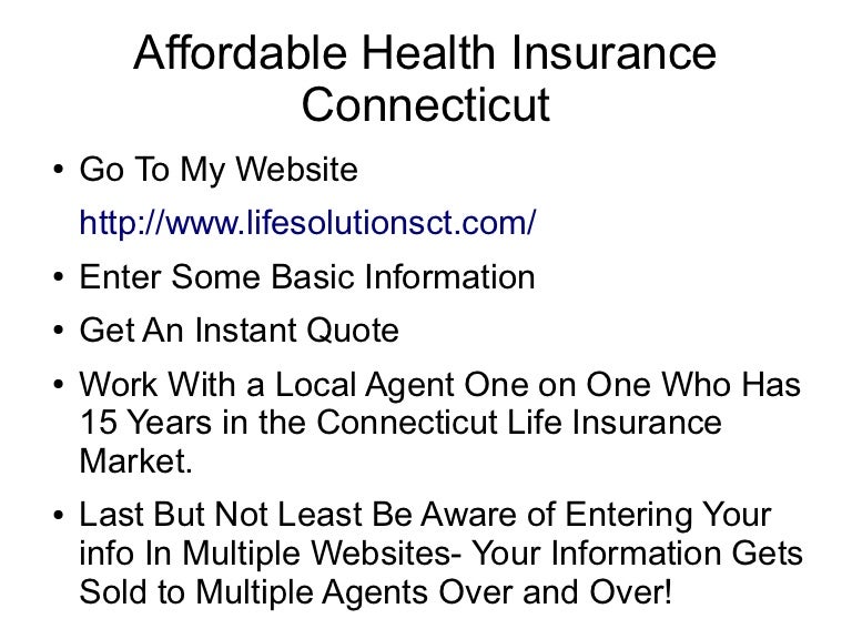 Affordable Health Insurance Connecticut