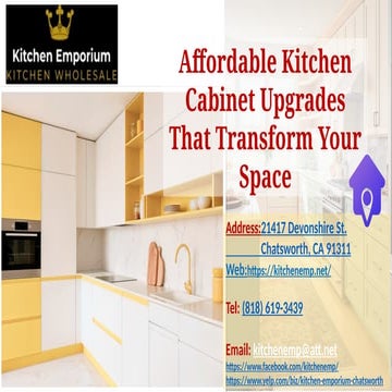 Affordable Kitchen Cabinet Upgrades That Transform Your Space | PPTX