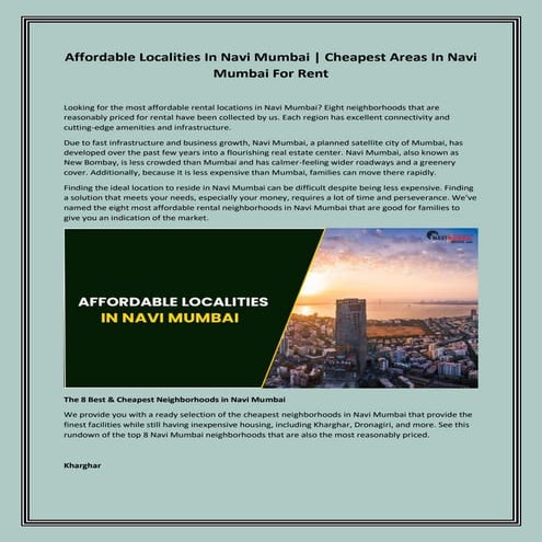 Investment in Navi Mumbai Real Estate 2023.pdf