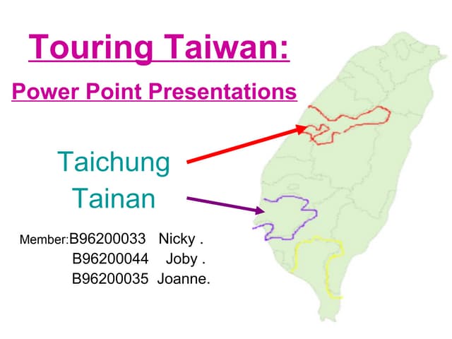 Affordable Touring Taiwan Tainan