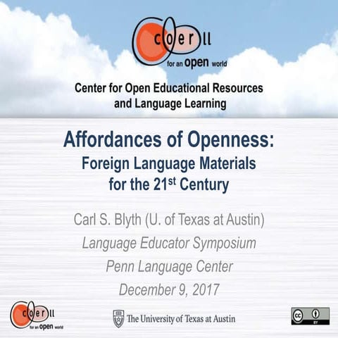 Affordances of openness