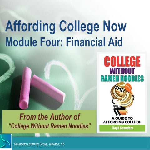 Affording college mod 4 financial aid