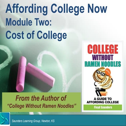 Affording college module 2 cost of college