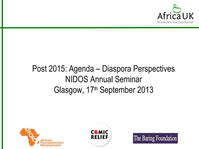 AFFORD/Diaspora perspectives - Post...