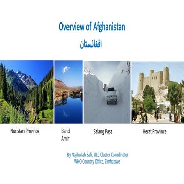 Afghanistan History, Traditional Dress, Food, Fruit and Popular Sport
