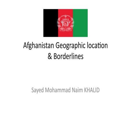 Afghanistan borders | PDF