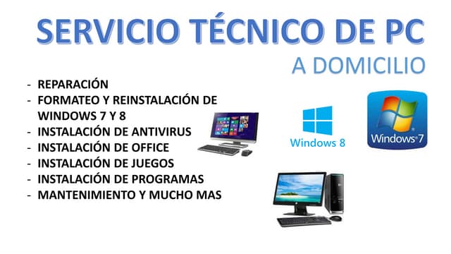 SERVICIO TÉCNICO DE COMPUTADORAS