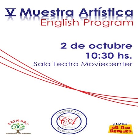 English Programme Art  Show at MOVIE CENTER!