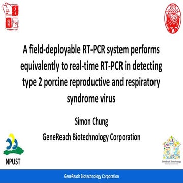 A field-deployable RT-PCR system performs equivalently to real-time RT-PCR in...