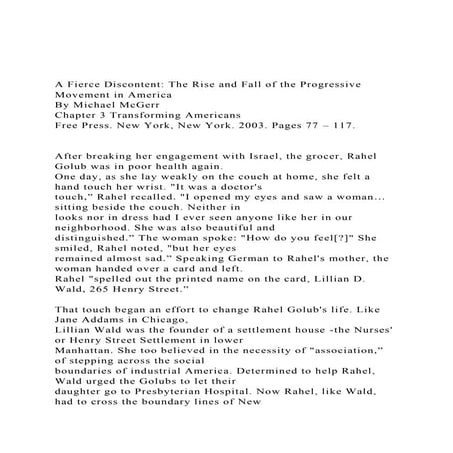 A Fierce Discontent The Rise and Fall of the Progressive Move.docx