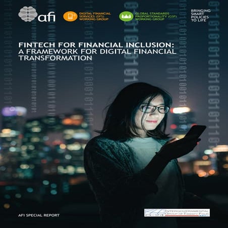 FinTech for Financial Inclusion
