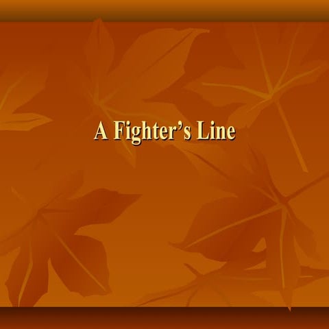 A fighters line