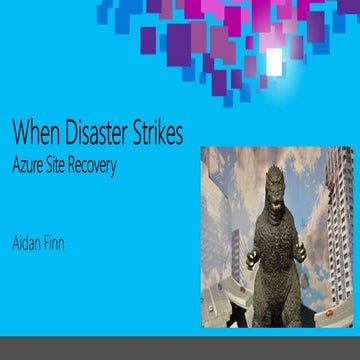 When Disaster Strikes