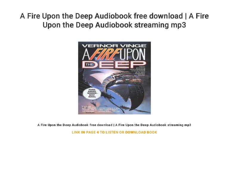 A Fire Upon The Deep Audiobook Free Download A Fire Upon The Deep A
