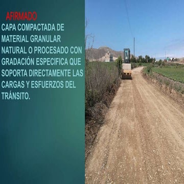 Diseño de estructuras de pavimentos en afirmado