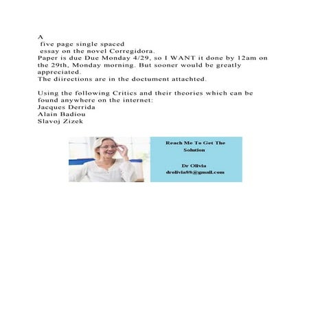 A five page single spaced essay on the novel Corregidora.Paper.docx