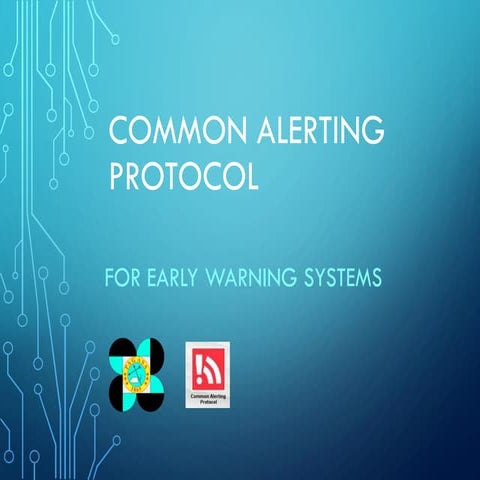 Common alerting protocol overview for pagasa 2016 [autosaved] [autosaved]