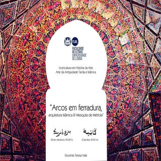 Arco em ferradura, arquitetura islâ...