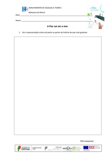 A flor vai ver o mar   ficha
