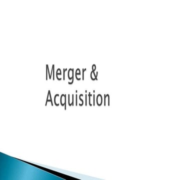 Merger and Acquisition 