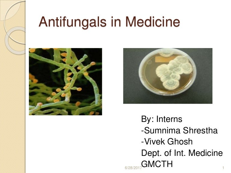 Antifungals in medicine