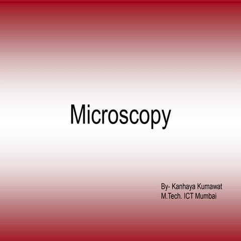 Microscopy