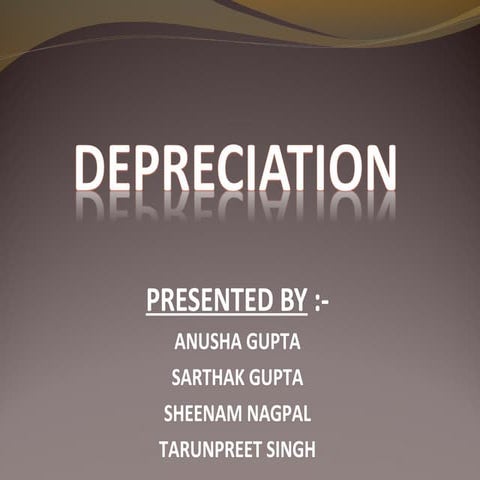 Depreciation