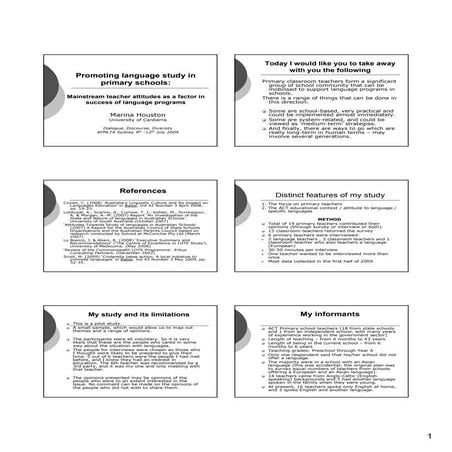 Promoting Language study in primary schools