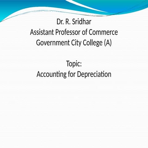 Financial Accounting - Accounting for Depreciation.pptx