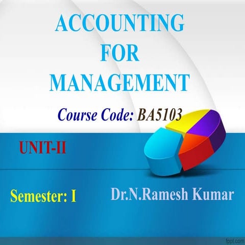 UNIT II COMPANY ACCOUNTS 