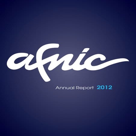 Afnic Annual Report 2012