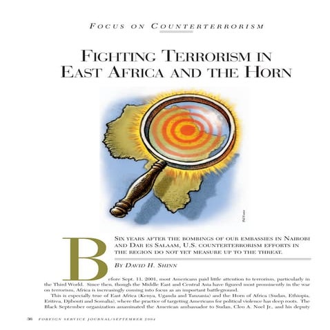 FIGHTING Terrorism IN EAST AFRICA & THE HORN