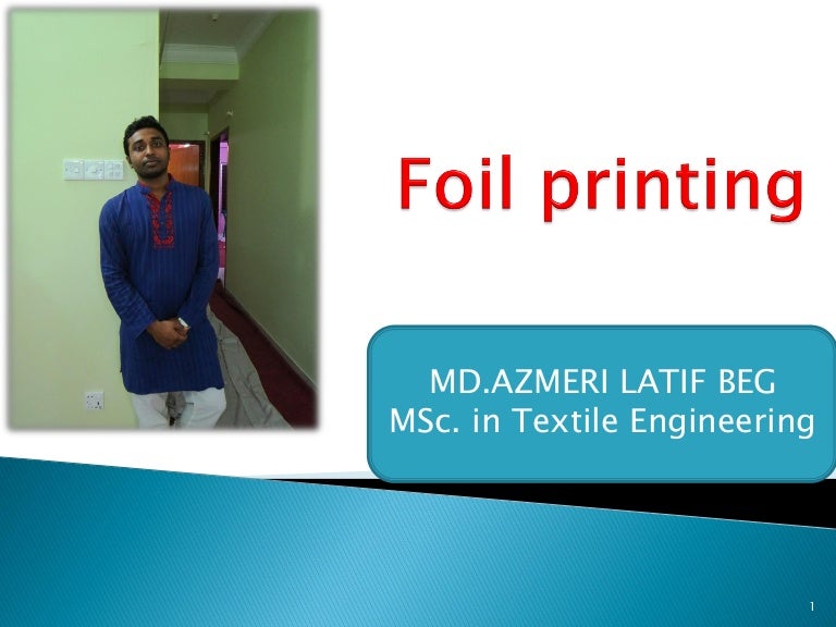 Foil printing