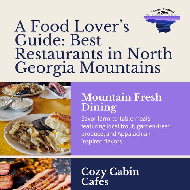 A Food Lover’s Guide: Best Restaurants in North Georgia Mountains
